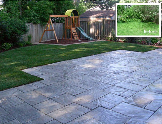 before after landscaping
