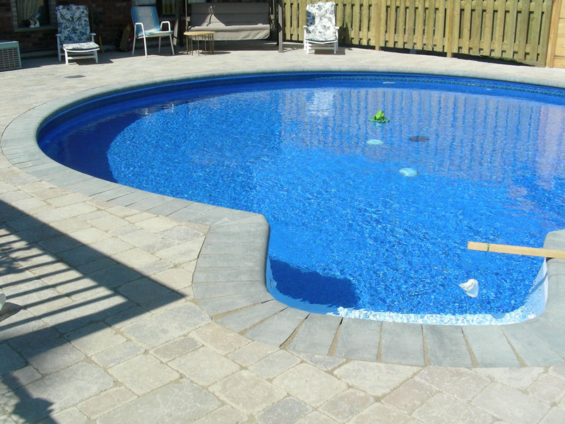 pool coping landscaping
