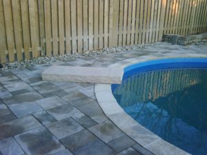 Pool Landscaping Stone Coping